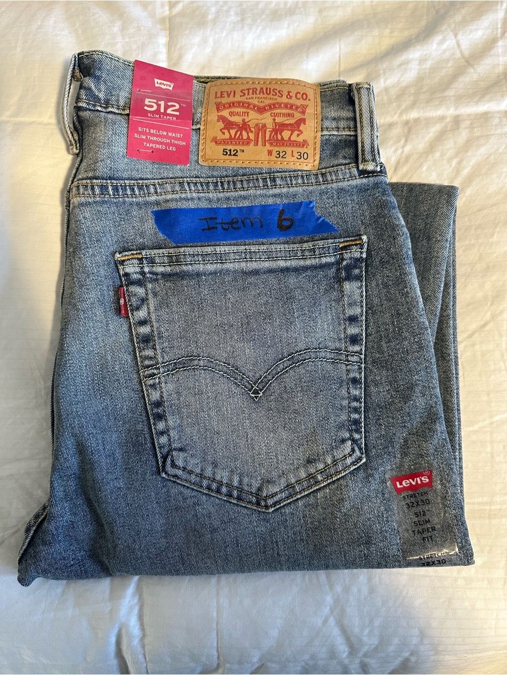 Levi's Slim Men's Jeans in Light Blue Denim
